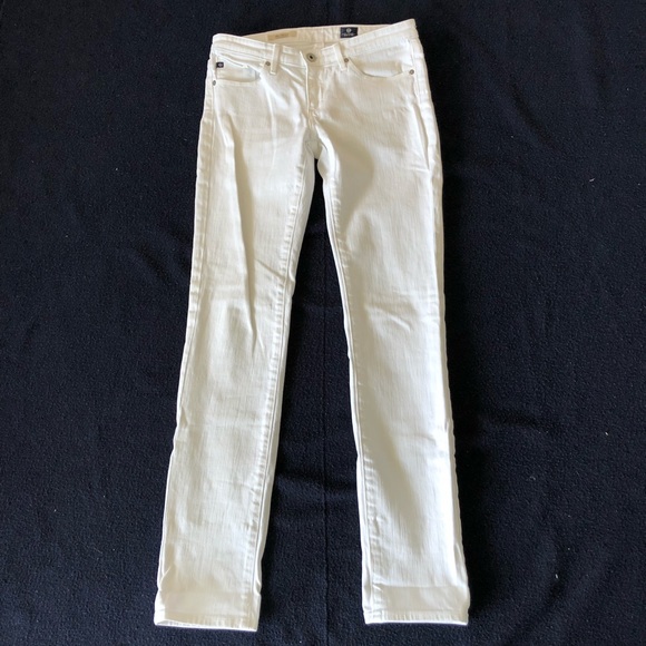 AG the Stevie Slim Straight White Jean - Picture 2 of 7